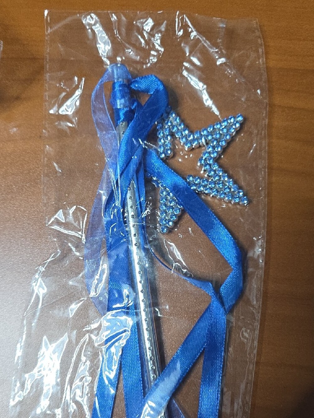 Blue Iridescent Fairy Wings Costume Set - Picture 9 of 11